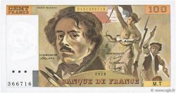 100 Francs DELACROIX modifié FRANCIA  1978 F.69.01d SC+