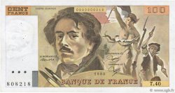 100 Francs DELACROIX modifié FRANCIA  1980 F.69.04a BB