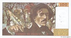 100 Francs DELACROIX modifié FRANCE  1982 F.69.06 VF+