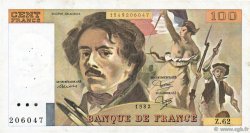 100 Francs DELACROIX modifié FRANCIA  1982 F.69.06 MBC