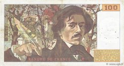 100 Francs DELACROIX modifié FRANCE  1983 F.69.07 F+