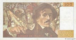 100 Francs DELACROIX imprimé en continu FRANCIA  1993 F.69bis.05 q.BB