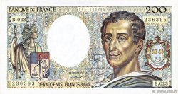 200 Francs MONTESQUIEU FRANCIA  1984 F.70.04 BB