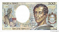 200 Francs MONTESQUIEU FRANCE  1985 F.70.05