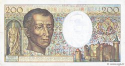 200 Francs MONTESQUIEU FRANCIA  1985 F.70.05 BC+