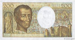 200 Francs MONTESQUIEU FRANCE  1987 F.70.07 VF+