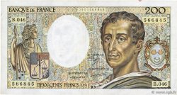 200 Francs MONTESQUIEU FRANCIA  1987 F.70.07 BB