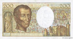 200 Francs MONTESQUIEU FRANKREICH  1989 F.70.09 SS