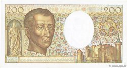 200 Francs MONTESQUIEU FRANKREICH  1989 F.70.09 VZ