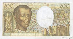 200 Francs MONTESQUIEU FRANCIA  1989 F.70.09 MBC