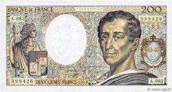 200 Francs MONTESQUIEU FRANCE  1990 F.70.10a VF+