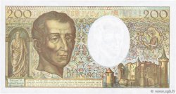 200 Francs MONTESQUIEU FRANKREICH  1990 F.70.10a fVZ