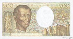 200 Francs MONTESQUIEU FRANCE  1991 F.70.11 VF+