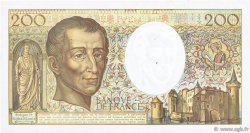 200 Francs MONTESQUIEU FRANCIA  1990 F.70.10b q.SPL