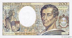 200 Francs MONTESQUIEU FRANCE  1992 F.70.12a XF