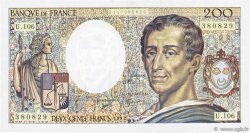 200 Francs MONTESQUIEU FRANCIA  1992 F.70.12a MBC
