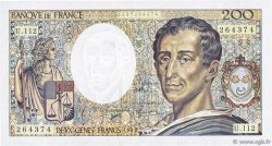 200 Francs MONTESQUIEU FRANKREICH  1992 F.70.12a VZ