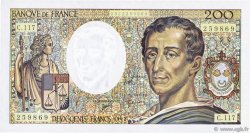 200 Francs MONTESQUIEU FRANCIA  1992 F.70.12b SPL