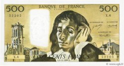 500 Francs PASCAL FRANKREICH  1968 F.71.02 VZ