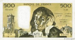 500 Francs PASCAL FRANKREICH  1972 F.71.08 S to SS