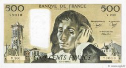 500 Francs PASCAL FRANKREICH  1984 F.71.30 fVZ