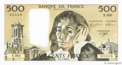 500 Francs PASCAL FRANCE  1992 F.71.49 XF+