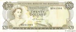 20 Dollars BAHAMAS  1974 P.39a q.BB