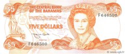 5 Dollars BAHAMAS  1984 P.45b