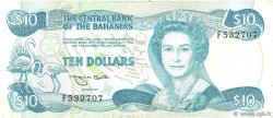 10 Dollars BAHAMAS  1984 P.46b TTB