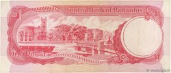 1 Dollar BARBADOS  1973 P.29a VF