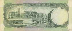 5 Dollars BARBADOS  1973 P.31a EBC