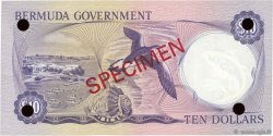 10 Dollars Spécimen BERMUDA  1970 P.25s FDC