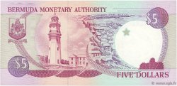 5 Dollars BERMUDA  1989 P.35b q.FDC