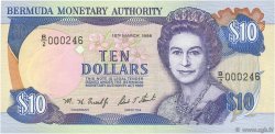 10 Dollars BERMUDAS  1996 P.42b FDC