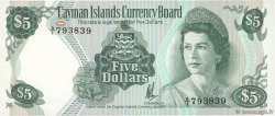 5 Dollars KAIMANINSELN  1974 P.06a fST