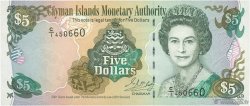 5 Dollars CAYMAN ISLANDS  2001 P.27a UNC-