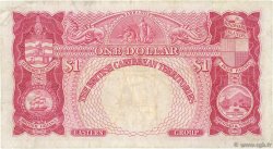 1 Dollar EAST CARIBBEAN STATES  1957 P.07b F+