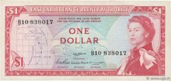 1 Dollar EAST CARIBBEAN STATES  1965 P.13a BB