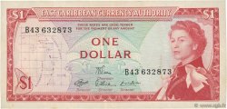 1 Dollar CARIBBEAN   1965 P.13d VF