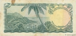 5 Dollars EAST CARIBBEAN STATES  1965 P.14e fSS