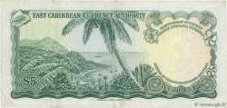 5 Dollars EAST CARIBBEAN STATES  1965 P.14g SS