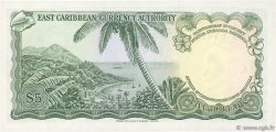 5 Dollars EAST CARIBBEAN STATES  1965 P.14i ST