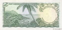 5 Dollars CARIBBEAN   1965 P.14k UNC