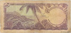 20 Dollars EAST CARIBBEAN STATES  1965 P.15b G