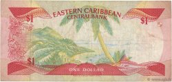 1 Dollar EAST CARIBBEAN STATES  1985 P.17g BC+