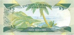 5 Dollars EAST CARIBBEAN STATES  1986 P.18v SC