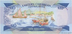 10 Dollars EAST CARIBBEAN STATES  1985 P.23a1 AU