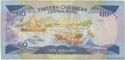 10 Dollars EAST CARIBBEAN STATES  1985 P.23g BC