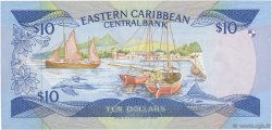 10 Dollars CARIBBEAN   1985 P.23m UNC