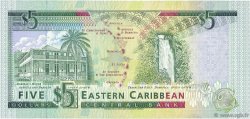 5 Dollars EAST CARIBBEAN STATES  1993 P.26k UNC